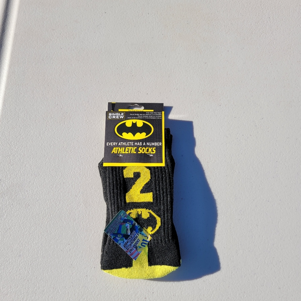 Batman soccer soks
